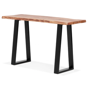 Cadre doré moderne d'aspect de luxe avec la table de console en verre pour la table d'appoint d'utilisation de décoration de maison d'hôtel - Product Image 2