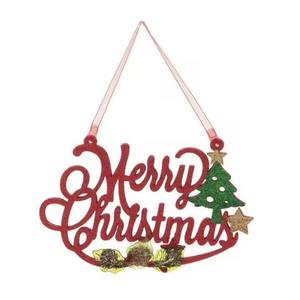 Adornos colgantes de Navidad rústicos Decoración de árbol hecha a mano de madera Estilo de vacaciones de invierno - Product Image 6