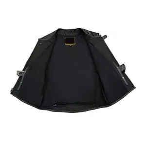 เสื้อกั๊กหนังสำหรับนักขี่จักรยานสำหรับผู้ชายเสื้อกั๊กหนังระบายอากาศได้ดีคลาสสิก - Product Image 6