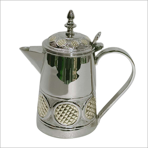 Pichet à eau en métal au design antique pour hôtel restaurant fête à la maison occasion de mariage ustensiles de cuisine vaisselle - Product Image 4