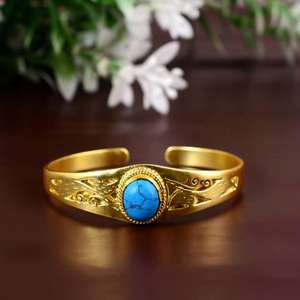 Brazalete de Metal de Moda, Diseño de Escultura Moderna China, Joyería para Niñas y Mujeres, Brazalete Étnico Moderno Hecho a Mano, Venta al Por Mayor - Product Image 1