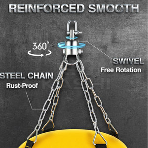 Sac de frappe en cuir robuste et durable avec remplissage de sable pour l'entraînement de boxe, le fitness, l'exercice et la pratique des compétences, pour la salle de sport et la maison - Product Image 5