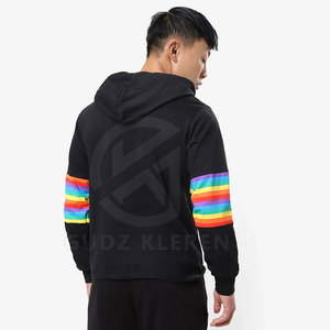 เสื้อฮู้ดผ้าโพลีเอสเตอร์สำหรับผู้ชายเสื้อมีฮู้ดผ้าฟลีซปรับแต่งได้ - Product Image 3