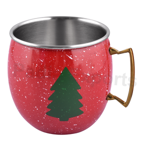 Tasse de Mule de Moscou de Noël pour Cocktails et Tasse cadeau divertissante pour la fête du vin et de la bière Essential - Product Image 2