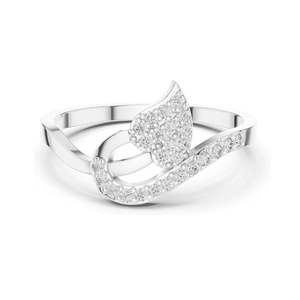 Bague de fiançailles en diamant cultivé en laboratoire de 0,156 ct pour femmes, clarté VVS-VS EF, or 18 carats, 14 carats, 10 carats et argent 925, rose, jaune - Product Image 2