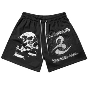 Crainte Dieu Crâne Imprimer Shorts Hommes Femmes Rue Quotidien Haute Qualité Polyester Casual Basketball Shorts Été Nouveau High Street - Product Image 4