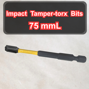 Puntas de Impacto Tamper-torx de 1/4\" y 75 mm con Funda de Color OEM ODM - Product Image 3
