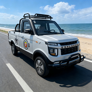 Mini Camioneta Eléctrica de 4 Ruedas con <span class=keywords><strong>Caja</strong></span> de Carga, 72V 1500W, Vehículo Eléctrico de Nueva Energía, Exportación de China - Product Image 2