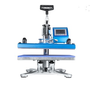 Presse à chaud numérique à 2 stations pour vêtements et textiles, entièrement rotative, machine à carrousel pour transfert DTF sur T-shirts A3/A4 - Product Image 5