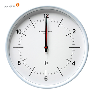 Tùy Chỉnh Hiện Đại Vòng Im Lặng Tùy Chỉnh Đồng Hồ Treo Tường Mới Món Quà Màu Xanh Nhựa Mới Vòng Im Lặng Bluetooth Đồng Hồ Cho Phòng Khách - Product Image 1