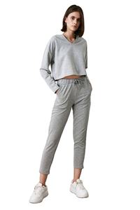 Vêtements pour femmes New Styles V Neck Womens Oversized Tracksuit Cotton Fleece Sweatshirts Long Sleeve Pullover Outfits - Product Image 4