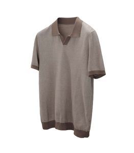 Venta al por mayor de camisetas de algodón con logotipo personalizado de alta calidad con paneles superiores para hombre, camisetas de talla grande para hombre, compra de algodón 100% de alta calidad - Product Image 1