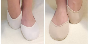 2025 último fabricante de diseño logotipo personalizado mujeres niñas zapatos de Gimnasia Rítmica microfibra zapatos de punta media lírica - Product Image 4