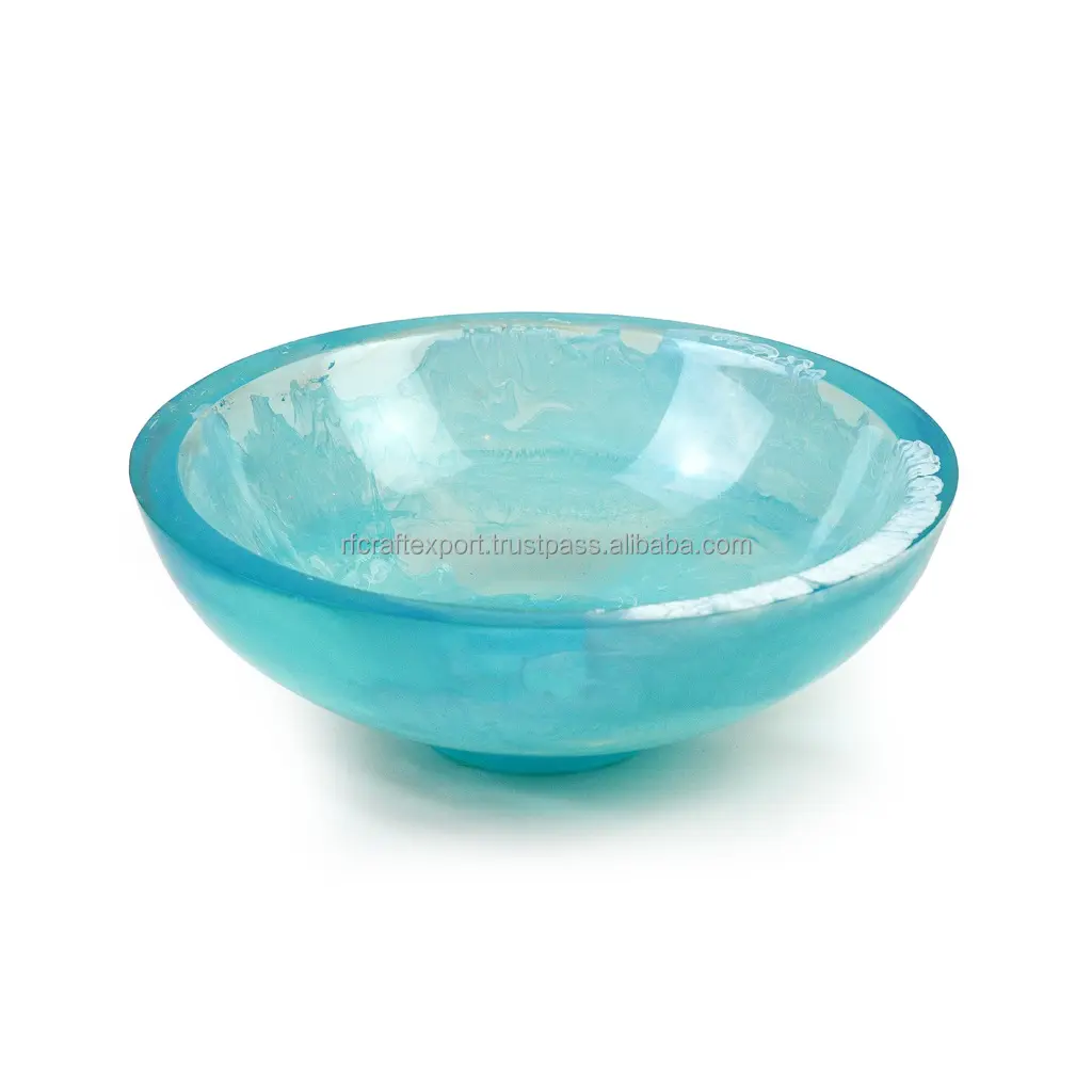 Nouveau bol en résine époxy pour la maison cuisine table vaisselle bol taille personnalisée forme ronde qualité supérieure de l'Inde par RF Crafts