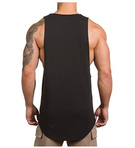 Camiseta sin mangas para hombre de calidad superior, camiseta sin mangas holgada para hombre, ropa deportiva para gimnasio, camiseta sin mangas para hombre con trabajo de panel - Product Image 3
