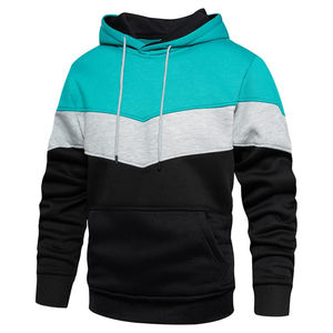 Sweat à capuche chaud d'hiver pour homme, en molleton de coton surdimensionné, streetwear, épaules tombantes, logo personnalisé 2026 - Product Image 4