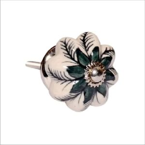 Ấn Độ xuất khẩu của chất lượng cao cấp thiết kế hiện đại màu xanh bướm gốm cửa núm Xoắn xử lý cho biệt thự ứng dụng thiết kế mới - Product Image 4