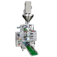 Machine de remplissage et de scellage automatique à tête unique pour poudre, alimentée par moteur pneumatique, pour sachets alimentaires (plastique/papier)