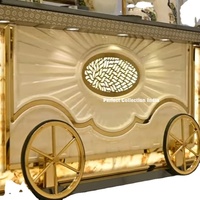 Équipement de restauration professionnel Buffet/Comptoir de plats/Armoire de buffet en acier inoxydable et comptoir de chauffe-plats pour hôtels