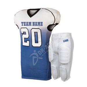 Maillot et pantalon de football américain pour hommes, vêtements de sport légers, uniforme de football américain, style joueur - Product Image 1