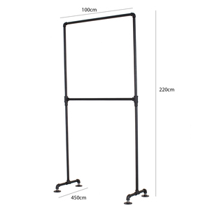 Porte-vêtements sur pied KTD68009 avec tuyau d'égouttage intégré – Organisateur de placard - Product Image 6