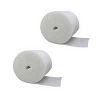 Tissu non tissé aiguilleté 100 % polyester blanc, respirant, antibactérien, imperméable pour vêtements, jouets, sacs, canapés, voitures