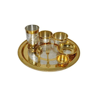Ensemble de dîner en laiton produit le plus vendu pour décorer la maison pour servir ensemble de dîner en laiton pour la fabrication à bas prix
