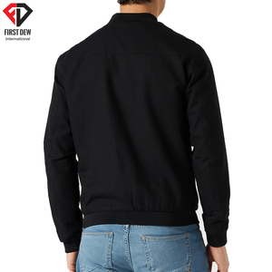 Blouson bombardier à la mode pour hommes, coupe Slim, Logo brodé personnalisé, unisexe, couleur rouge frais, de haute qualité, nouveau Design, Offre Spéciale - Product Image 6