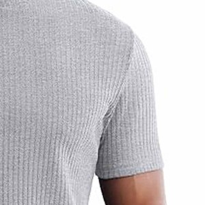 Camiseta ajustada personalizada 100% ropa de calle de algodón diseño lavado Vintage de gran tamaño con patrón para hombres subido por Dress Sports - Product Image 3