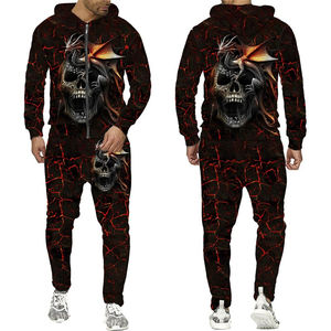 Surdimensionné vêtements de Fitness vêtements de sport prix Sublimation imprimé broderie survêtement pour hommes - Product Image 3
