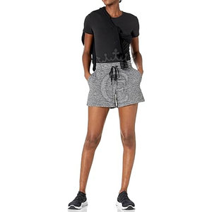 Shorts de sport vierges pour femmes à séchage rapide de haute qualité, shorts pour femmes avec logo personnalisé et conception à vendre - Product Image 4