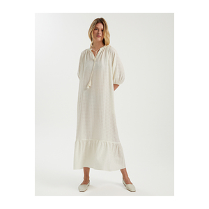 ชุดเดรสทรงโอเวอร์ไซส์แบบจับจีบ-ตุรกี - Product Image 1