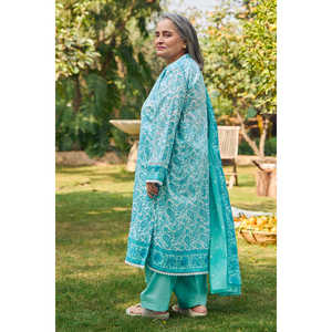 Conjunto de Traje de 3 Piezas Estampado para Mujer con Dupatta CL-52704 Modelo A - Product Image 6