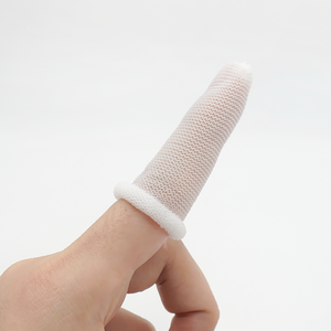 Lingettes de nettoyage de la langue buccale de dentition confortable et pratique Brosse à dents naturelle pour bébé à porter sur le doigt pour nettoyer la bouche de bébé - Product Image 2