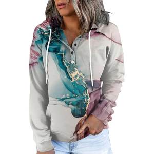 ผู้หญิงที่มีคุณภาพสูงกว่าHoodiesชุด Sweatsuitsที่กําหนดเองปักผู้หญิงHoodiesเสื้อสวมหัวขนาดUSA Hoodieสําหรับผู้หญิง - Product Image 2