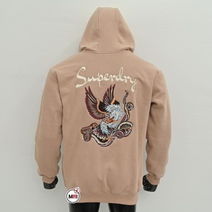 Venta al por mayor de calidad superior 100% Sudadera con capucha de lana de algodón cremallera completa OEM bordado Logo transpirable sostenible invierno carta Sudadera con capucha - Product Image 3