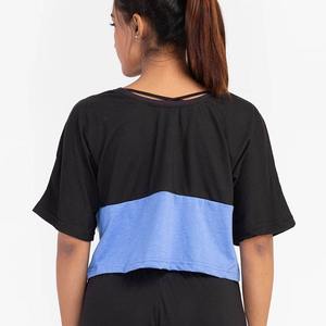 Hauts courts en satin personnalisés pour femmes, vêtements de gym décontractés respirants à manches courtes, Offre Spéciale pour l'hiver - Product Image 3