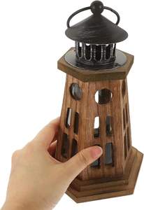 Hermoso candelabro de farol de madera con tallado intrincado y construcción duradera adecuado para bodas, fiestas e iluminación del hogar - Product Image 6