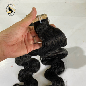 Extensiones de Cabello 100% humano, pelo Natural, negro, ondulado, cutícula, muestra gratis, precio al por mayor - Product Image 3