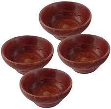 Bol de crème glacée en bois créatif bol de dîner poli brillant pour les ustensiles de cuisine et les fêtes utiliser bol de crème glacée en bois - Product Image 5