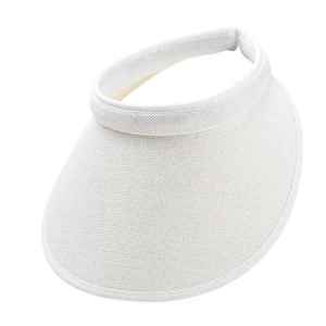 Manufacturer Wholesale <b>Solar</b> Visor Hats With <b>Fan</b> Sports Adjustable Unisex Large Brim UV Protection Polyester Cotton Visor Hat - Product Image 4