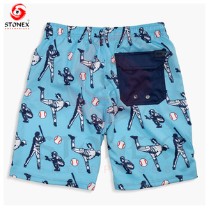 Shorts d'été de gymnastique à séchage rapide pour hommes, vente en gros de shorts d'entraînement extensibles respirants avec 3 poches, tissu tricoté en toile - Product Image 4