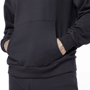Sweat-shirt décontracté à manches longues pour hommes de meilleure qualité hiver chaud couleur unie pull nouveau Style Streetwear teint uni - Product Image 4