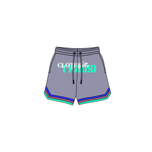 Pantalones Cortos de Malla de Doble Capa para Gimnasio, Estilo Urbano, con Logotipo Personalizado, Servicio OEM Ofrecido, Sublimación Deportiva, Color Sólido, por Encima de la Rodilla - Product Image 1