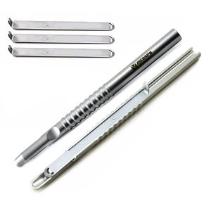 Raspador de Hueso Dental Manual de Alta Calidad, Recto, con Cuchillas, Herramienta de Injerto Óseo, Acero Inoxidable - Product Image 1