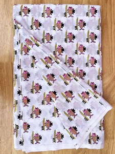 Fish Printed Cotton Fabric for <b>Girls</b> for <b>Dresses</b> Skirts Toys Bags Curtains Shirts Covers-Wicking Feature - Product Image 2