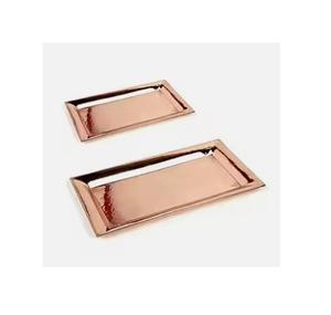 ถาดเสิร์ฟพร้อมเครื่องครัวทำจากทองแดงสำหรับตกแต่งบ้านใช้ตกแต่งโรงแรม - Product Image 4