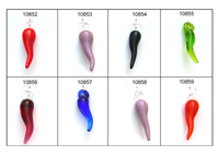 Perles de verre pendentifs pimentés de haute qualité, design unique pour la fabrication de bijoux, bracelets, fournitures artisanales, vente en gros en vrac, Inde