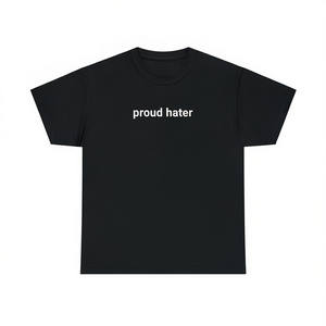 เสื้อยืด Proud Hater แขนสั้น คอกลม สำหรับผู้ใหญ่ ของขวัญส่งเสริมการขาย - Product Image 2