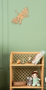 Decoración de Pared de Mariposa de Ratán, Arte de Pared de Mimbre Hecho a Mano, Adorno Decorativo Elegante para Cuarto de Niños, Guardería y Área de Juegos - Product Image 5